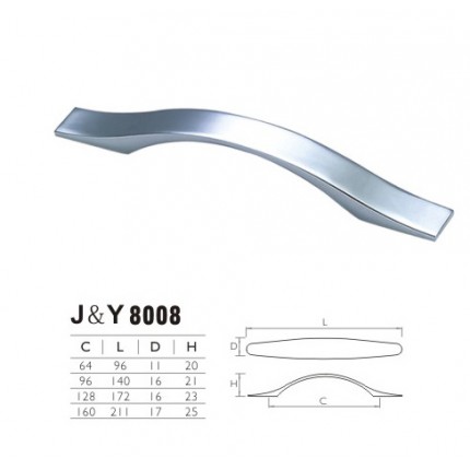 廠家直銷 柜門拉手 抽屜拉手 J&Y8008拉手