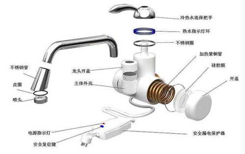 電熱水龍頭工作原理