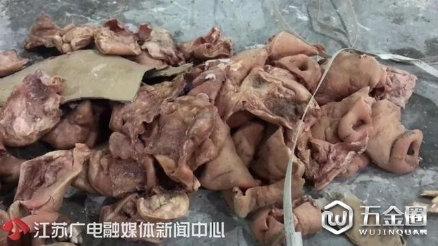 南京百噸走私腐臭凍肉