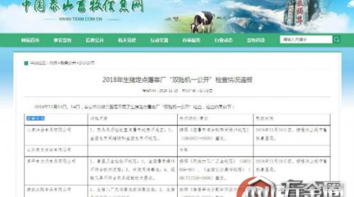 山東泰安3家企業(yè)生豬定點屠宰廠檢查不合格被通報